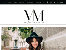 Tablet Screenshot of bymariamontes.com